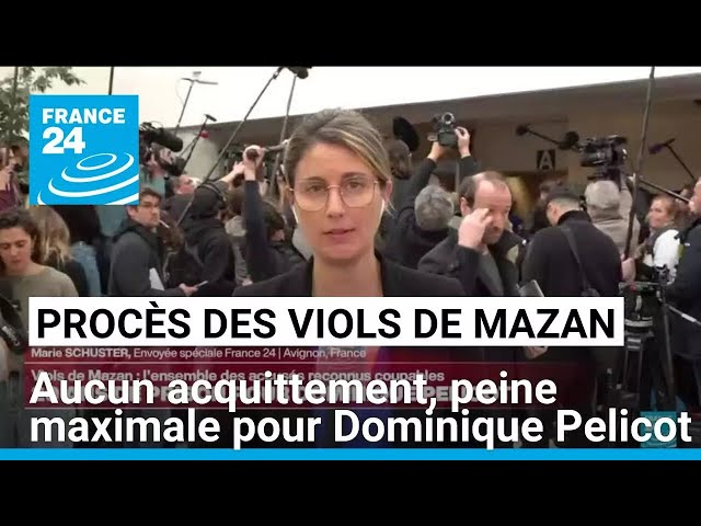 ⁣Procès des viols de Mazan : aucun acquittement, peine maximale pour Dominique Pelicot • FRANCE 24