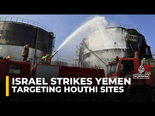 ⁣Air strikes on Yemen: Israel hits capital Sanaa and port city of Hodeidah