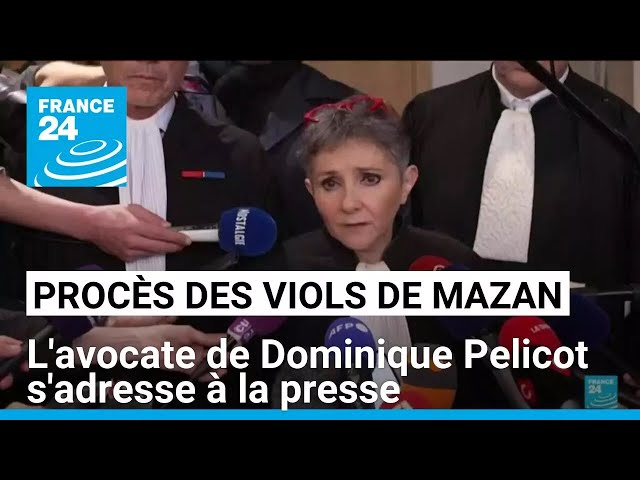 ⁣Procès des viols de Mazan : l'avocate de Dominique Pelicot s'adresse à la presse • FRANCE 