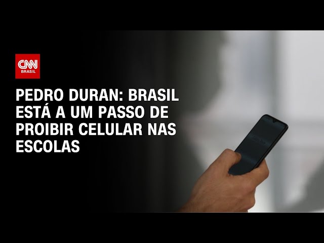 ⁣Pedro Duran: Brasil está a um passo de proibir celular nas escolas | CNN NOVO DIA