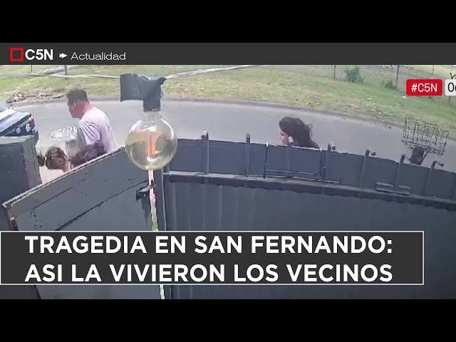 ⁣TRAGEDIA en SAN FERNANDO: ASÍ VIVIERON los VECINOS el MOMENTO del ACCIDENTE