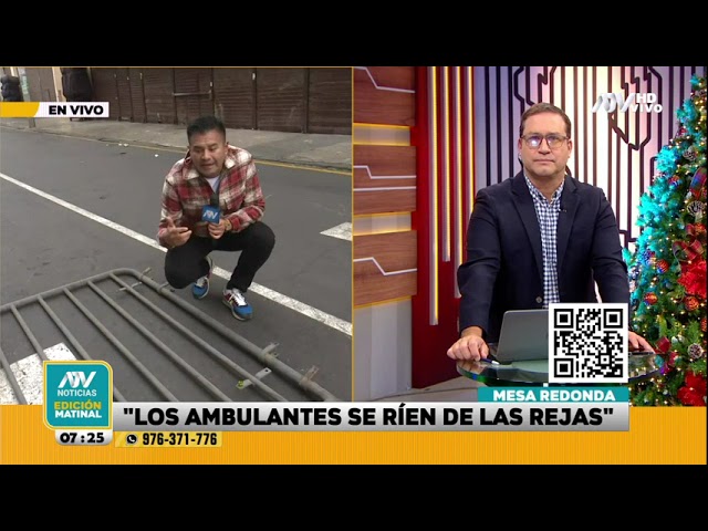 ⁣Cercado de Lima: Más rejas llegan a Mesa Redonda para seguir luchando contra los ambulantes