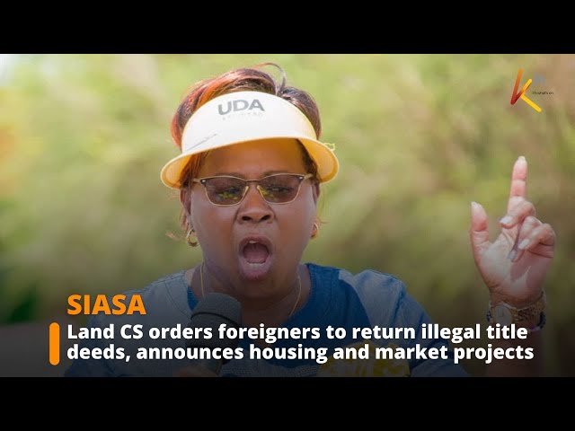 ⁣Land CS orders foreigners in Kilifi to surrender illegal freehold title deeds