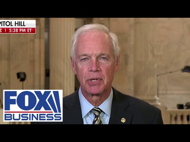 ⁣Sen. Ron Johnson calls out Biden as the most 'corrupt' president in US history