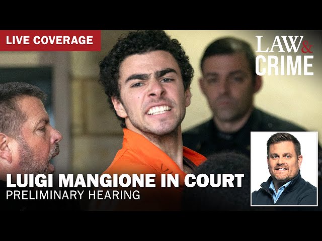 ⁣LIVE: Luigi Mangione in Court — Preliminary Hearing