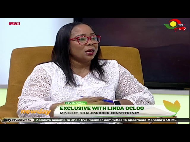 ⁣Exclusive interview with MP-elect for Shai-Osudoku, Linda Ocloo on #TV3NewDay