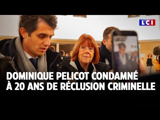 ⁣Dominique Pelicot condamné à 20 ans de réclusion criminelle｜LCI