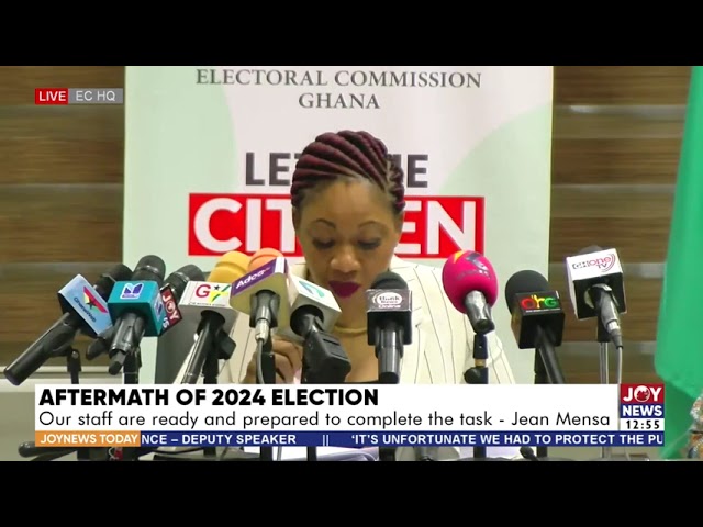 ⁣Electoral Commission addresses public on controversy over delayed constituency results collation