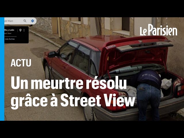 ⁣Sur Google Street View, un suspect de meurtre pris en flagrant délit