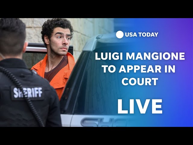 ⁣Watch live: Luigi Mangione to appear in Pennsylvania court