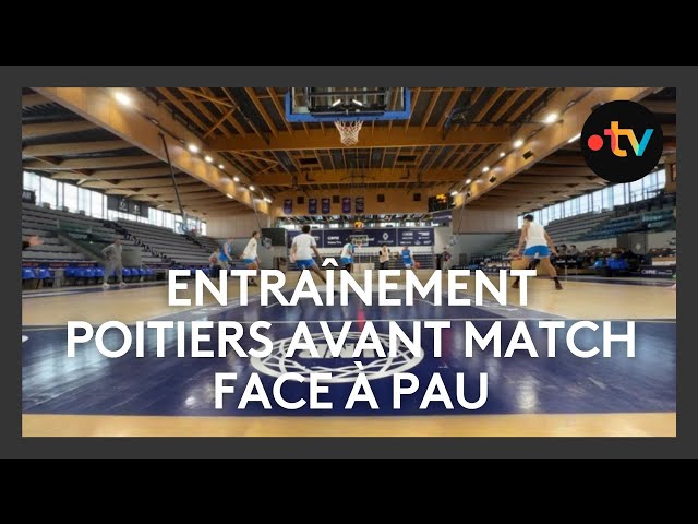 ⁣Basket : entraînement PB86 avant match face à Pau