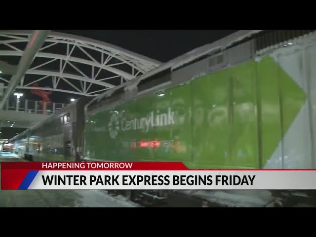 ⁣Winter Park Express launches for winter season on Friday