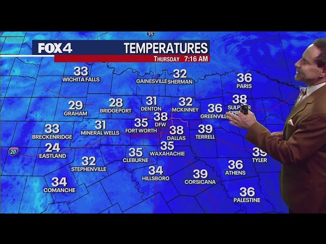 ⁣Dallas weather: Cold Christmas expected