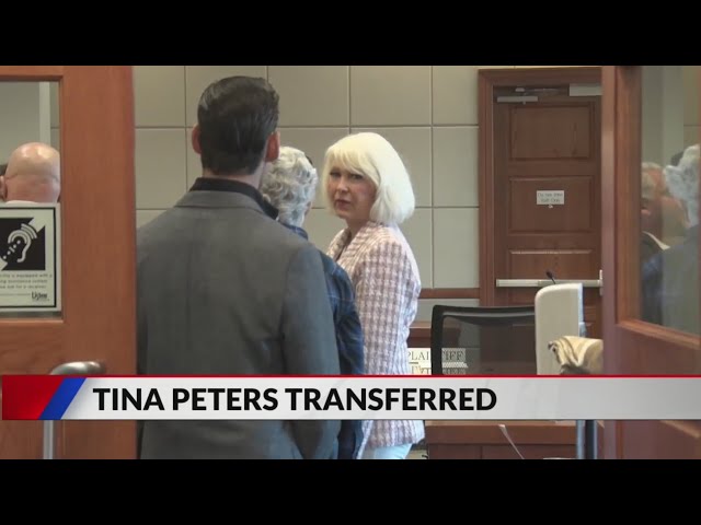 ⁣Tina Peters transferred