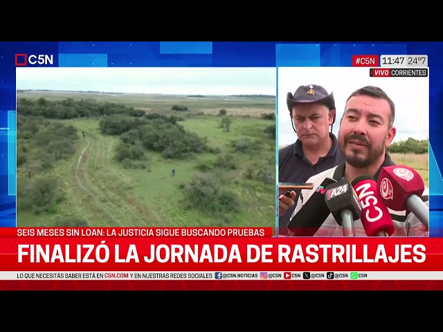 ⁣CASO LOAN: FINALIZÓ la JORNADA de RASTRILLAJES