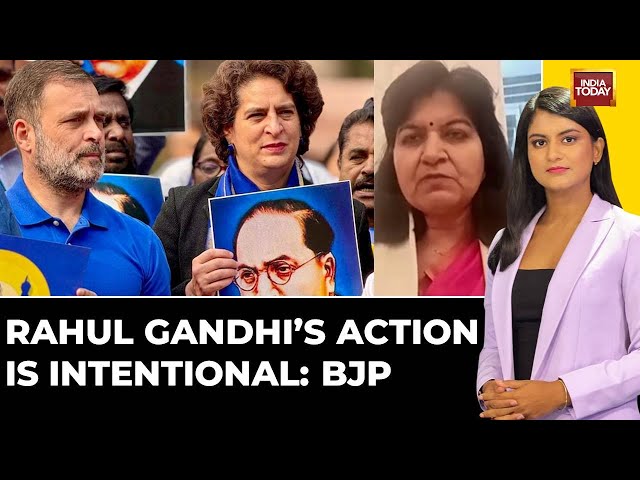 ⁣Aparjita Sarangi: Rahul Gandhi's actions in Parliament 'deliberate, intentional'