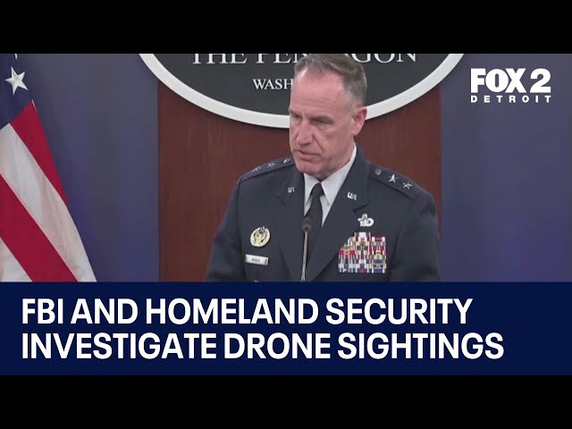 ⁣FBI and Homeland Security investigate drone sightings