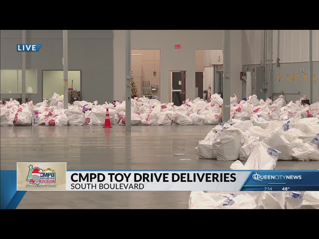 ⁣CMPD Toy Drive holiday gifts to be delivered Thursday