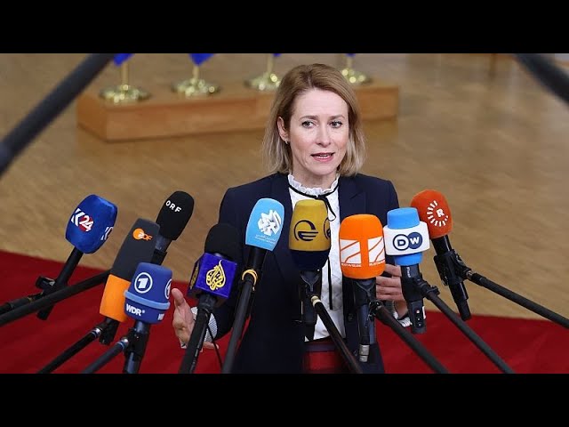 ⁣Rushed negotiations with Russia will lead to 'bad deal' for Ukraine, Kaja Kallas warns