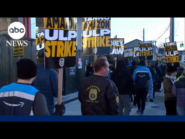 ⁣Teamsters launch ‘largest strike’ against Amazon