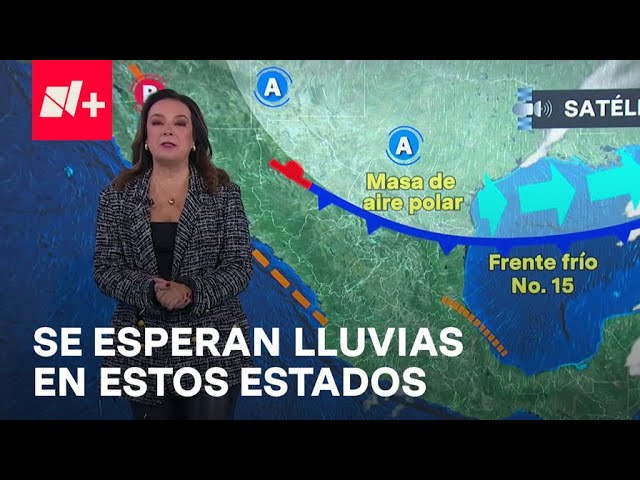 ⁣Probabilidad de lluvia en CDMX - Las Noticias