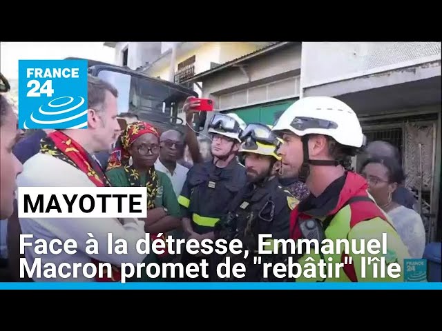 ⁣Mayotte : face à la détresse, Emmanuel Macron promet de "rebâtir" l'île • FRANCE 24