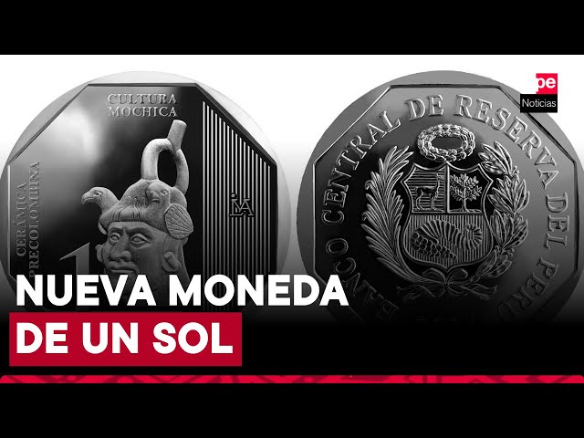 ⁣BCR emite nueva moneda de S/1 alusiva a la cultura Mochica