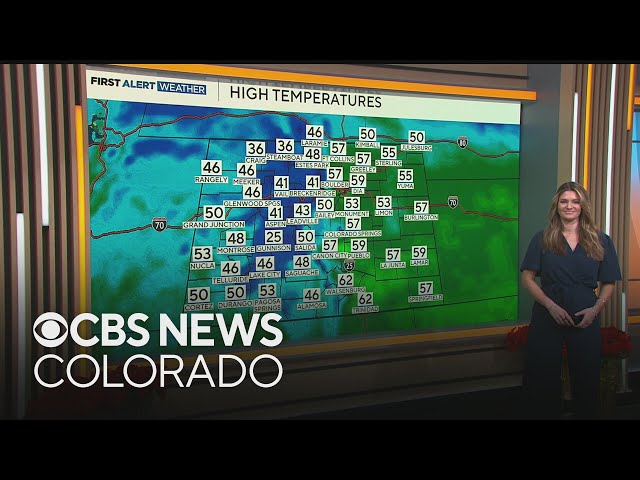 ⁣Winds relax for Colorado's high country as warm temps settle in through the weekend