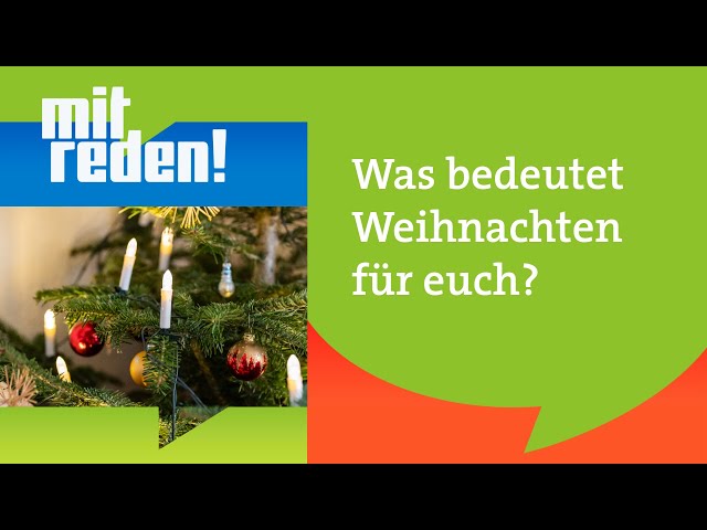 ⁣Kirche, Konsum oder Krise - was bedeutet für Sie Weihnachten? | mitreden.ard.de