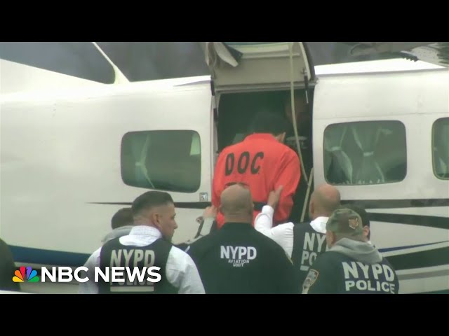 ⁣Luigi Mangione extradited to New York