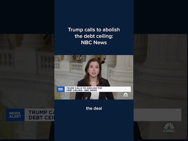 ⁣Trump calls to abolish the debt ceiling: NBC News