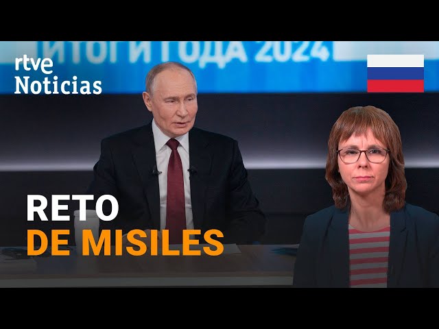 ⁣PUTIN: Reta a OCCIDENTE con un DUELO de MISILES y asegura que EXPULSARÁ a los UCRANIANOS de KURSK