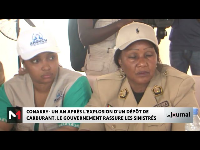 ⁣Conakry  un an après l'explosion d'un dépôt de carburant, le gouvernement rassure les sini