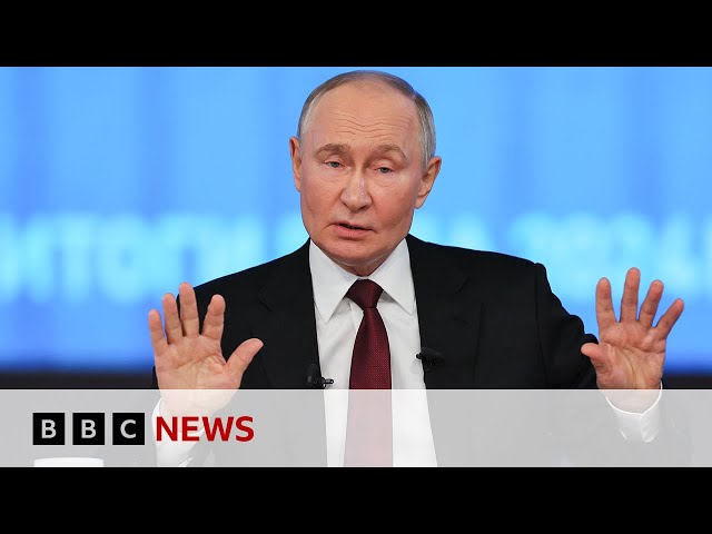 ⁣Vladimir Putin says ‘victory is nearer’ in Ukraine | BBC News