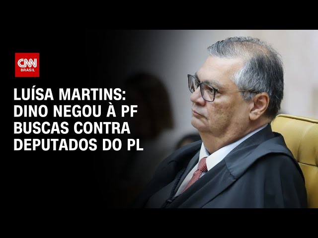 ⁣Luísa Martins: Dino negou à Polícia Federal buscas contra deputados do PL | BASTIDORES CNN