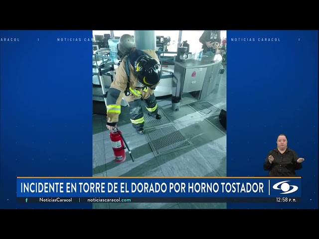 ⁣Contingencia en torre de control del aeropuerto El Dorado fue ocasionada por un horno