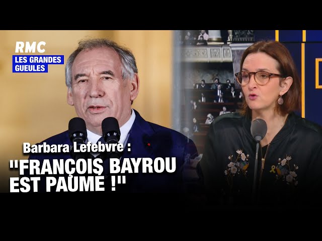 ⁣Gouvernement : la colère de Barbara Lefebvre contre François Bayrou qui ne nommera ni RN, ni LFI