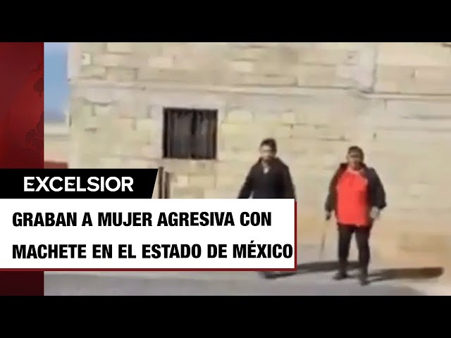 ⁣Surge #LadyMachete en Edomex; graban a señora agresiva