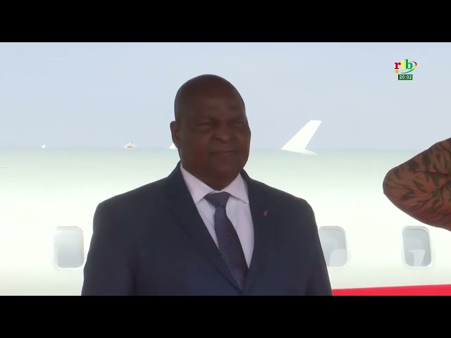 ⁣Le Président Centrafricain Faustin-Archange TOUADERA en visite d’amitié et de travail au Burkina