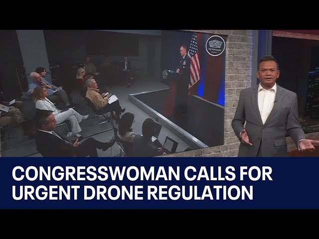 ⁣Congresswoman calls for urgent drone regulation amid rising concerns