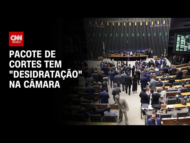 ⁣Pacote de cortes tem "desidratação" na Câmara | CNN ARENA