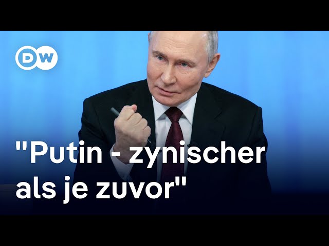 ⁣Große Show: Die Jahrespressekonferenz des russischen Präsidenten | DW Nachrichten