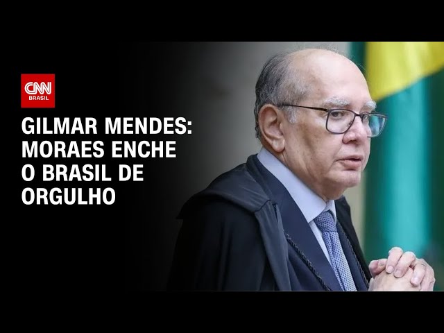 ⁣Gilmar Mendes: Moraes enche o Brasil de orgulho | CNN ARENA