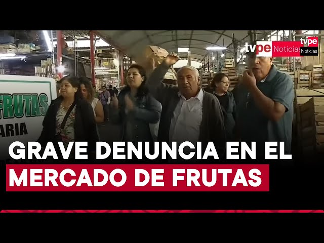 ⁣Mercado de Frutas: dirigentes denuncian a administrador por extorsión