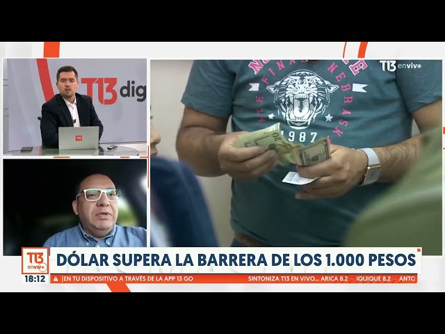 ⁣Dólar supera la barrera de los $1.000 pesos