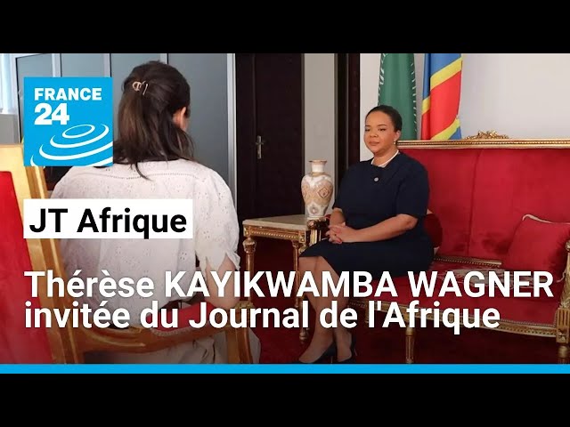 ⁣Thérèse KAYIKWAMBA WAGNER, ministre des Affaires étrangères de la RDC dans le Journal de l'Afri