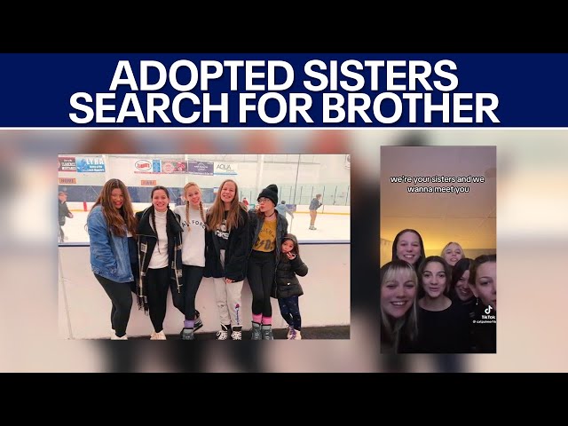 ⁣Biological sisters adopted by different families take to TikTok to find teenage brother ‘Giovanni’