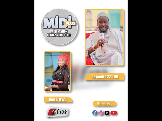 ⁣TFM LIVE  :  #MidiPlus DU 19 Décembre 2024 AVEC OUSTAZ MODOU FALL