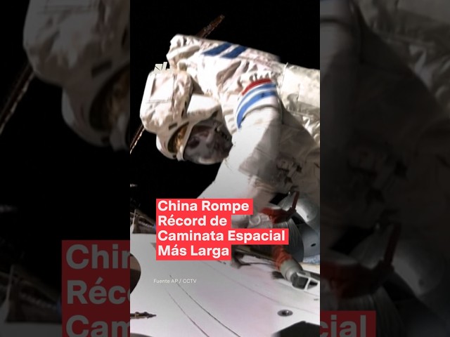 ⁣Caminata espacial más larga de la historia - N+ #Shorts