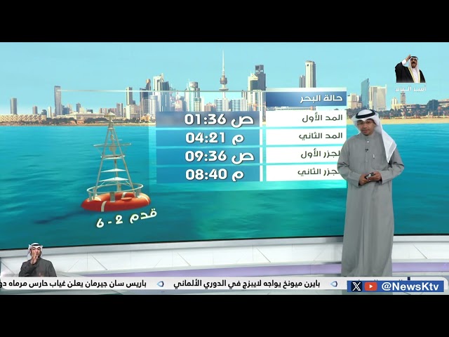 ⁣طقس بارد إلى شديد البرودة وغائم إلى غائم جزئياً والرياح جنوبية شرقية